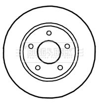 BORG & BECK Тормозной диск BBD4752